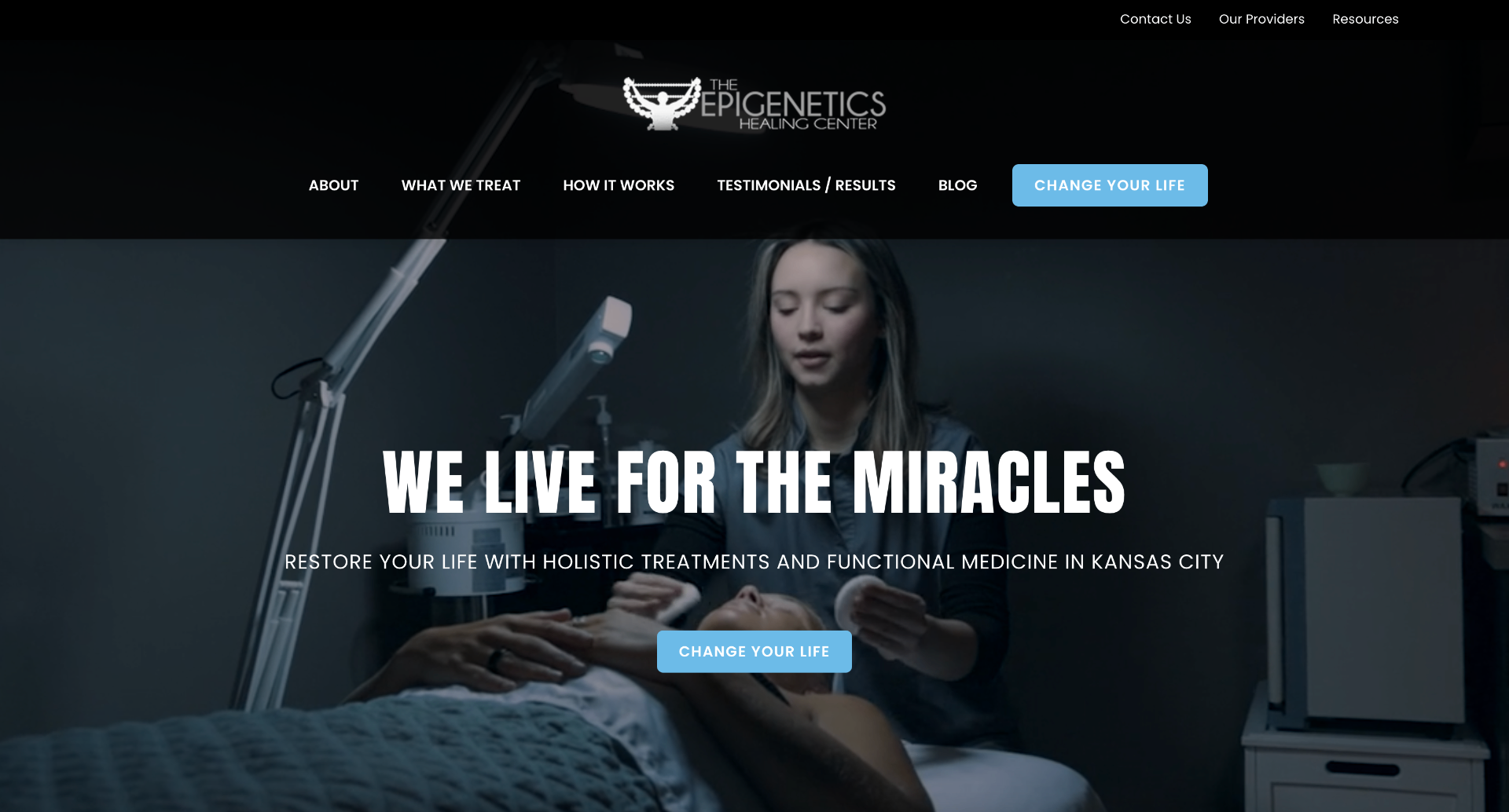 The Epigenetics Healing Center homepage