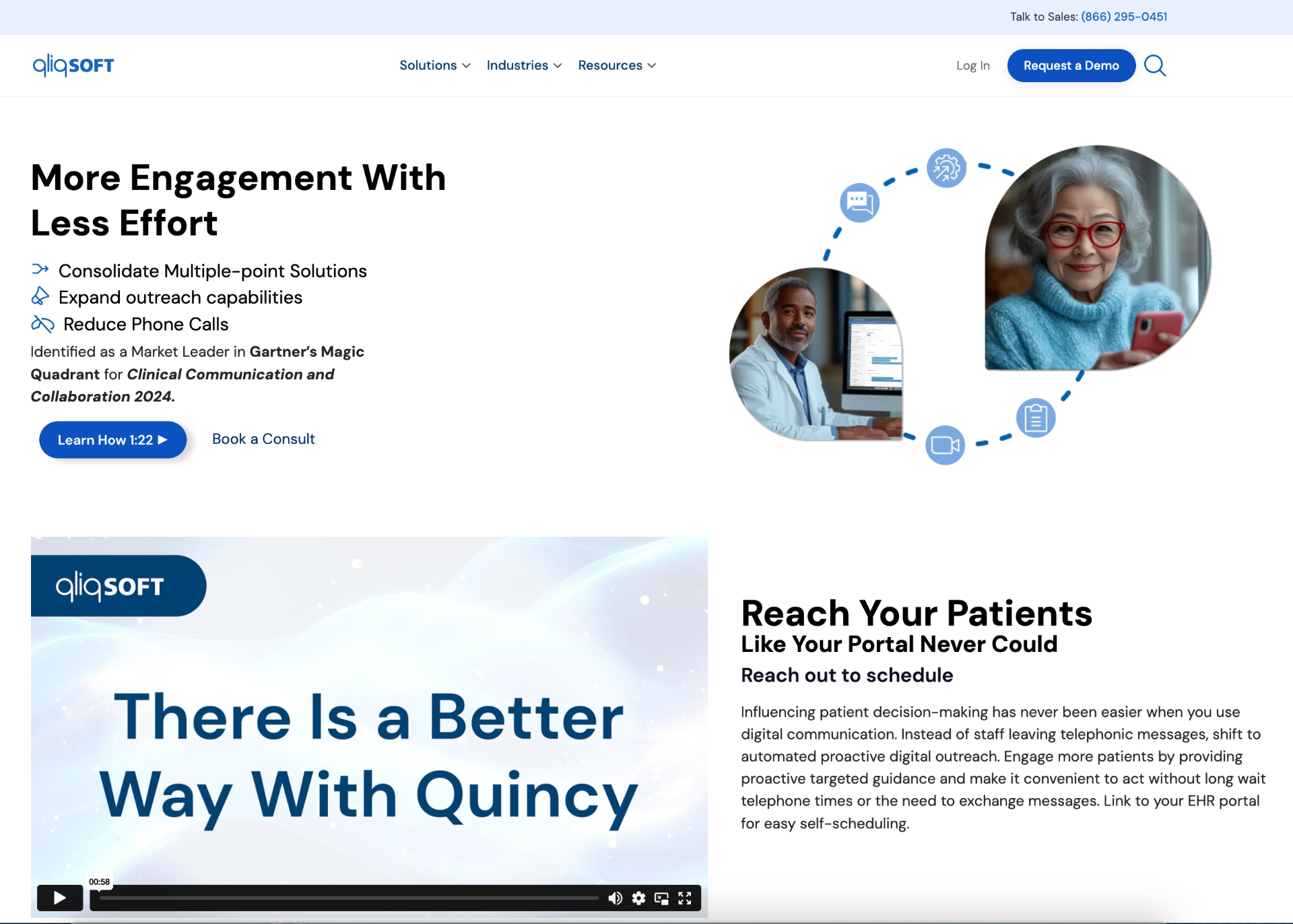 Qliqsoft.com homepage